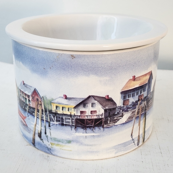 Gourmet Village Sea Side Dip Warmer/Chiller & Soup Bowl With Handles Set - Picture 2 of 8